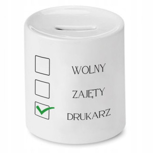 Dla Drukarza Skarbonka Na Prezent Na Urodziny