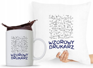 Dla Drukarza Zestaw Poduszka + Kubek Prezent