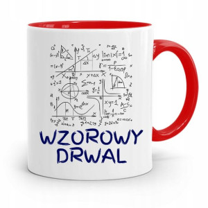 Dla Drwala Rębacza Kubek Czerwony Prezent Urodziny