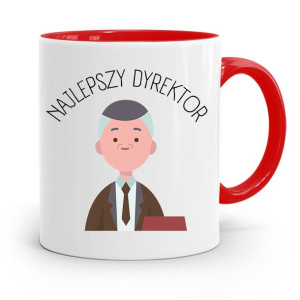 Dla Dyrektora Kubek Czerwony Najlepszy Dyrektor