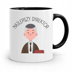 Dla Dyrektora Najlepszy Dyrektor Kubek Czarny