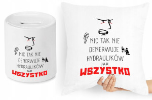 Dla Hydraulika Zestaw Poduszka + Skarbonka