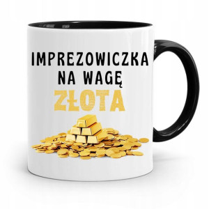 Dla Imprezowicza Imprezowiczki Kubek Czarny
