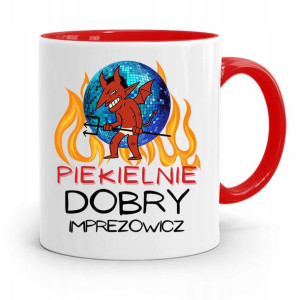 Dla Imprezowicza Imprezowiczki Kubek Czerwony