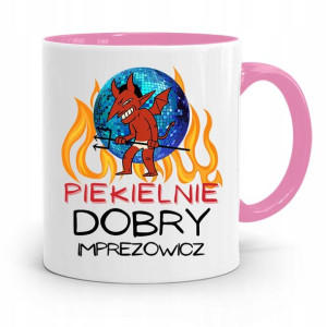 Dla Imprezowicza Imprezowiczki Kubek Różowy