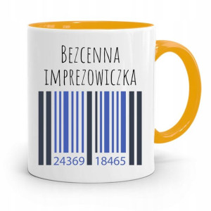 Dla Imprezowicza Imprezowiczki Kubek Żółty Prezent