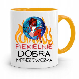 Dla Imprezowicza Imprezowiczki Kubek Żółty Prezent