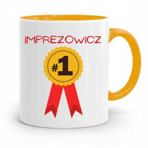Dla Imprezowicza Imprezowiczki Kubek Żółty Prezent