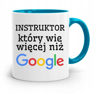 Dla Instruktora Prawa Jazdy Kubek Błękitny Prezent