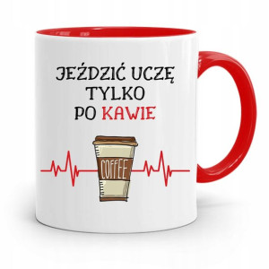 Dla Instruktora Prawa Jazdy Kubek Czerwony Prezent