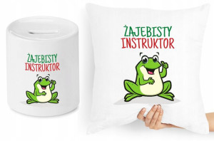 Dla Instruktora Zestaw Poduszka + Skarbonka