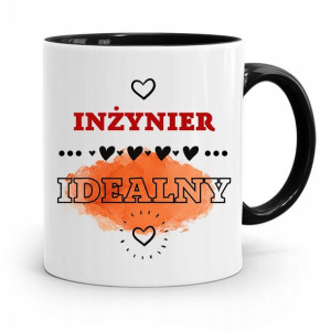Dla Inżyniera Kubek Czarny Prezent