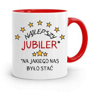 Dla Jubilera Kubek Czerwony Najlepszy Jubiler