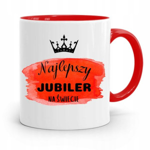 Dla Jubilera Kubek Czerwony Najlepszy Na Świecie