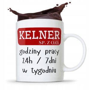 Dla Kelnera Kubek Prezent Kelner Sp. Z O.o.