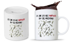 Dla Kelnera Zestaw Kubek + Skarbonka Prezent