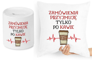 Dla Kelnera Zestaw Poduszka + Skarbonka Prezent