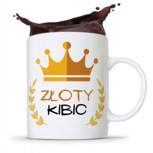Dla Kibcia Kibola Fana Kubek Złoty Kibic Prezent