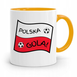 Dla Kibica Kibola Fana Kubek Żółty Na Prezent