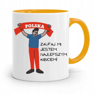 Dla Kibica Kibola Fana Kubek Żółty Na Prezent