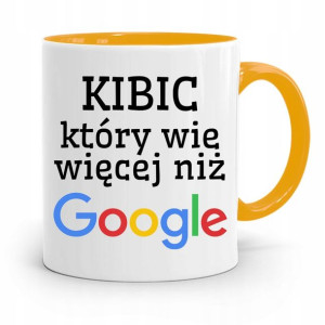 Dla Kibica Kibola Fana Kubek Żółty Na Prezent
