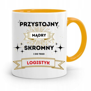 Dla Logistyka Kubek Żółty Na Prezent Na Urodziny
