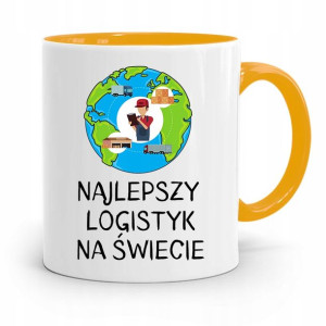 Dla Logistyka Kubek Żółty Na Prezent Na Urodziny