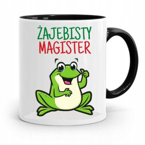 Dla Magistra Kubek Czarny Na Prezent Na Urodziny