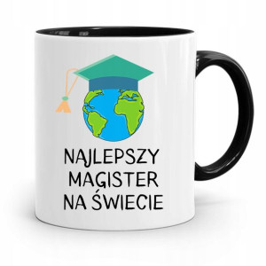 Dla Magistra Kubek Czarny Na Prezent Na Urodziny