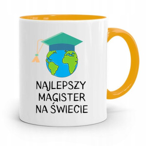 Dla Magistra Kubek Żółty Na Prezent Na Urodziny