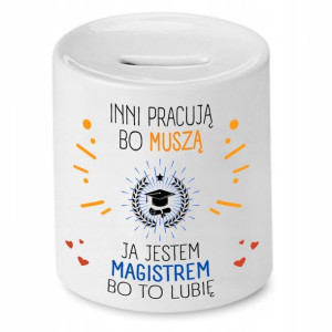 Dla Magistra Skarbonka Na Prezent Na Urodziny