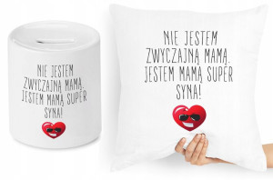 Dla Mamy Zestaw Poduszka + Skarbonka Prezent