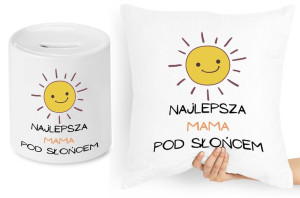 Dla Mamy Zestaw Poduszka + Skarbonka Prezent
