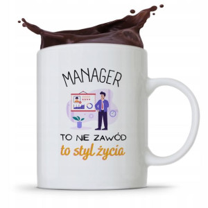 Dla Managera Menadżera Kubek Prezent Na Urodziny