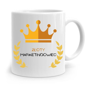 Dla Marketingowca Kubek Złoty Marketingowiec