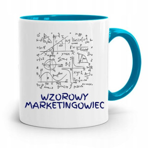 Dla Marketingowca Marketing Kubek Błękitny Prezent