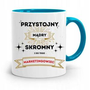 Dla Marketingowca Marketing Kubek Błękitny Prezent