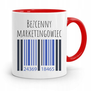 Dla Marketingowca Marketing Kubek Czerwony Prezent
