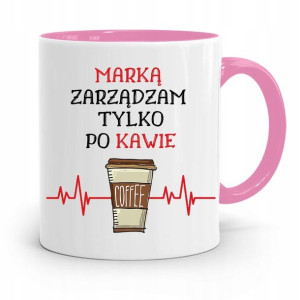 Dla Marketingowca Marketing Kubek Różowy Prezent