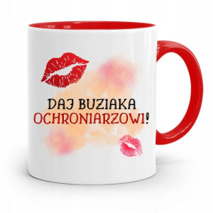 Dla Ochroniarza Stróża Kubek Czerwony Na Prezent