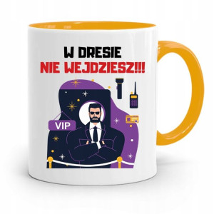 Dla Ochroniarza Stróża Kubek Żółty Na Prezent