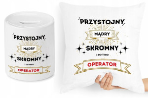 Dla Operatora Zestaw Poduszka + Skarbonka