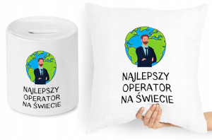 Dla Operatora Zestaw Poduszka + Skarbonka