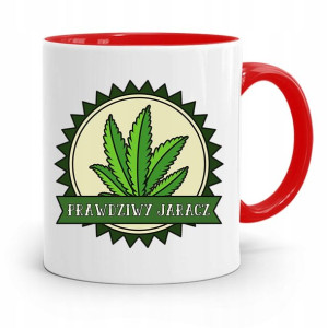 Dla Palaczy Jaraczy 420 Cbd Kubek Czerwony Prezent