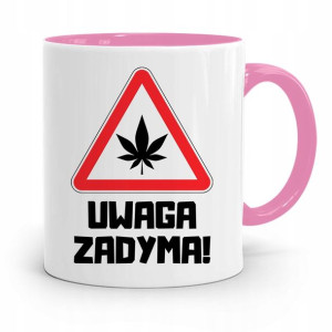 Dla Palaczy Jaraczy 420 Cbd Kubek Różowy Prezent