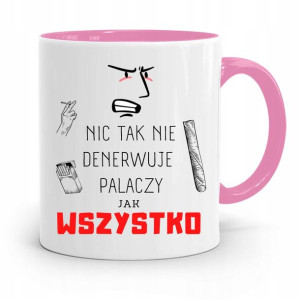 Dla Palaczy Jaraczy 420 Cbd Kubek Różowy Prezent