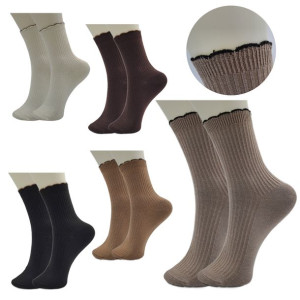 5x Skarpety Bawełniane Damskie Eleganckie Premium Prezent