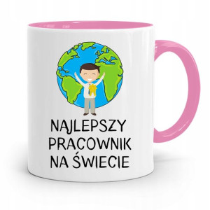 Dla Pracownika Kubek Różowy Najlepszy Na Świecie