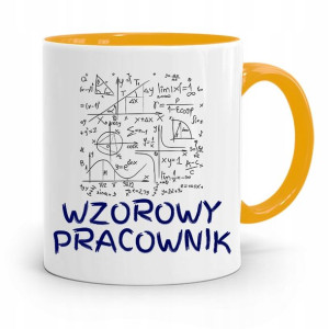 Dla Pracownika Kubek Żółty Wzorowy Pracownik