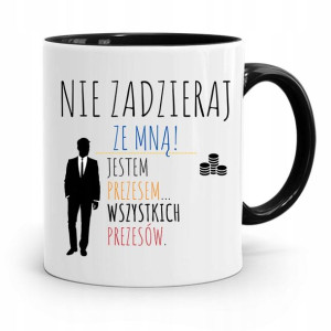 Dla Prezesa Viceprezesa Kubek Czarny Na Prezent
